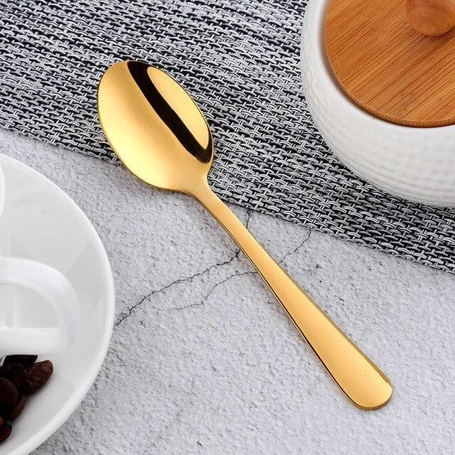 Edrea - Stainless Steel Gold Party Spoons -  - #tag1#