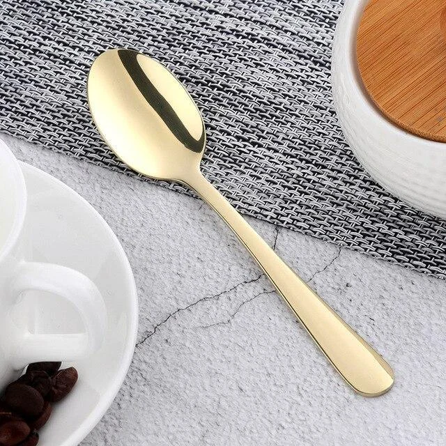 Edrea - Stainless Steel Gold Party Spoons -  - #tag1#