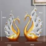 Een Paar Gouden Zwaan Liefhebbers Home Decor Aardewerk Porselein Beeldjes Bruiloft Decoratie Liefhebbers Gift.jpg 640x640 32ddb998 3f45 4115 a9f5 096551983d66