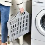 Efficient Collapsible Laundry Basket Save Space and Time with Portable Washing tag1