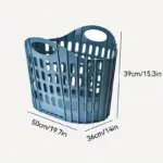 Efficient Collapsible Laundry Basket Save Space and Time with Portable Washing tag1