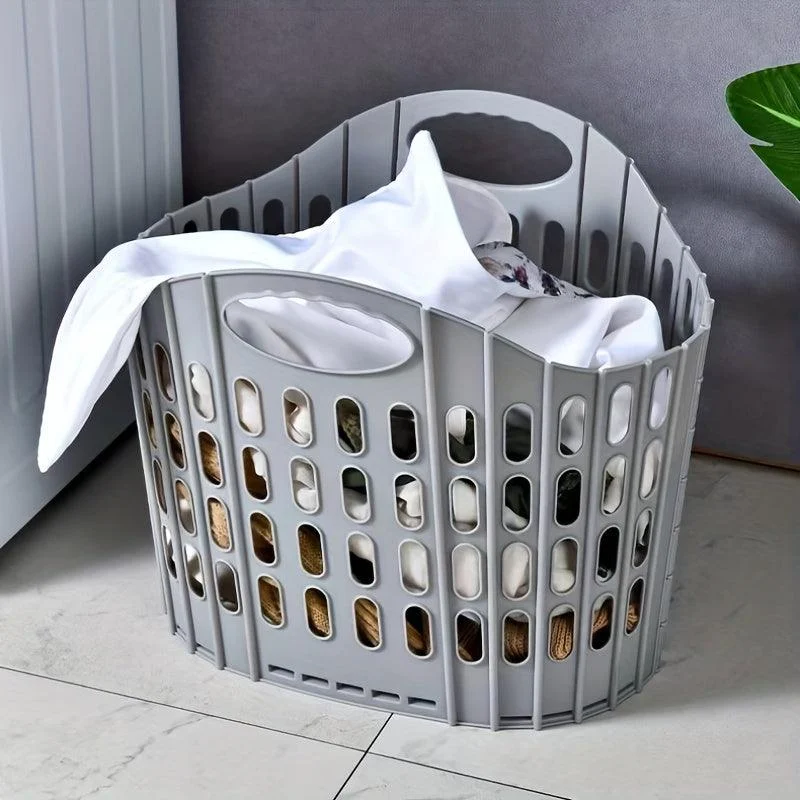 Efficient Collapsible Laundry Basket: Save Space and Time with Portable Washing -  - #tag1#