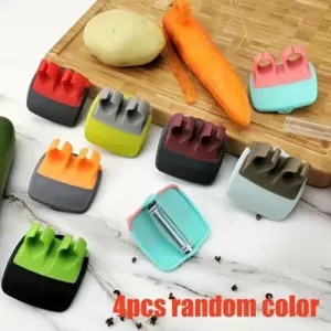 Effortlessly Peel Fruits And Vegetables With Our Stainless Steel Handheld Peeler - Perfect Kitchen Accessory