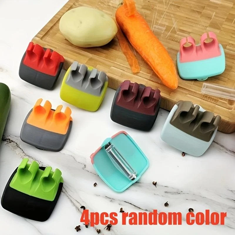 Effortlessly Peel Fruits And Vegetables With Our Stainless Steel Handheld Peeler - Perfect Kitchen Accessory -  - #tag1#