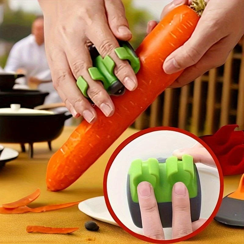 Effortlessly Peel Fruits And Vegetables With Our Stainless Steel Handheld Peeler - Perfect Kitchen Accessory -  - #tag1#