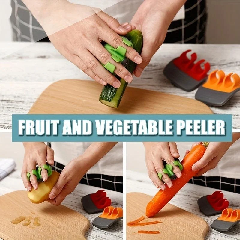 Effortlessly Peel Fruits And Vegetables With Our Stainless Steel Handheld Peeler - Perfect Kitchen Accessory -  - #tag1#