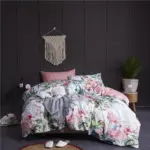 Egyptian Cotton Soft Duvet Cover Fitted Bed sheet set Flamingo Paisley Bedding Set Family set Twin 9488681b a913 4368 9bfa 20b41ab80d40