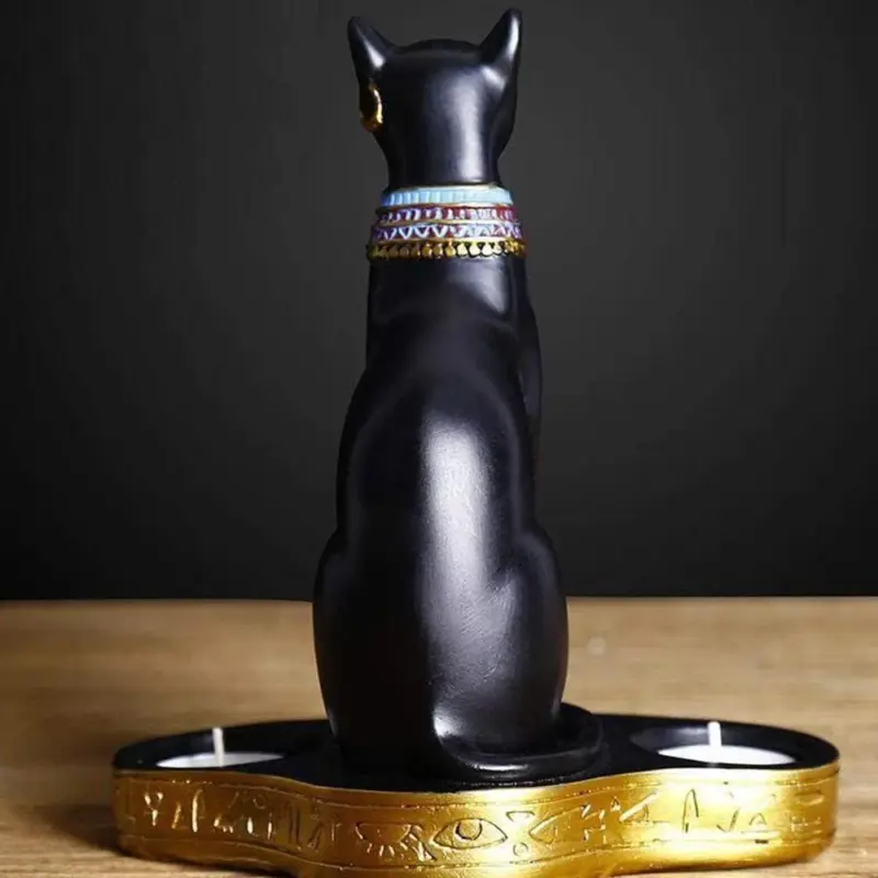 Egyptian Cat Candle Holder tag1
