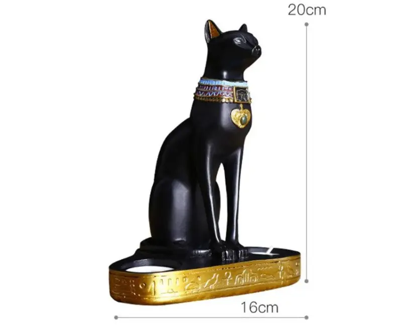 Egyptian Cat Candle Holder tag1