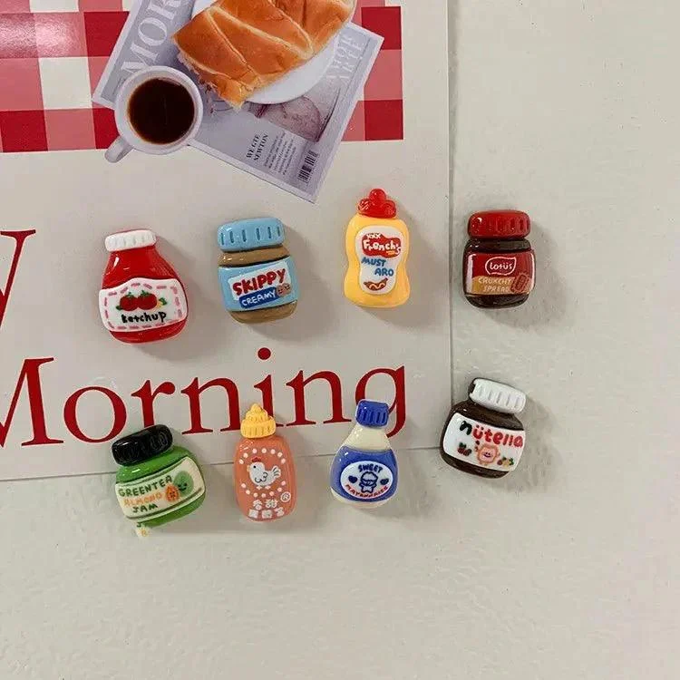 Eight Piece Set Of Food Fridge Magnets -  - #tag1#