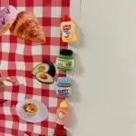 Eight Piece Set Of Food Fridge Magnets tag1
