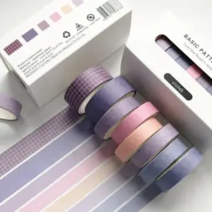 Eight Piece Solid Colour Tape Set