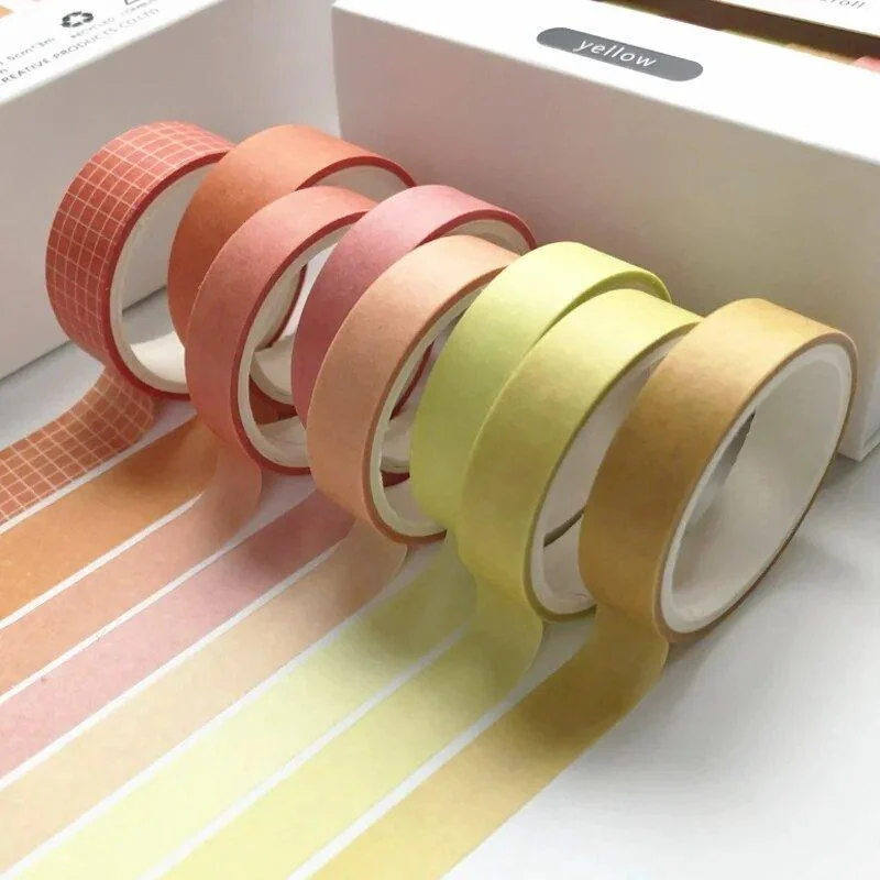 Eight Piece Solid Colour Tape Set -  - #tag1#