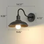 EisenGlow_-_Retro_outdoor_wall_lamp_with_1_iron_dome_light_-_-_tag1_-4198500 EisenGlow Retro outdoor wall lamp with 1 iron dome light tag1