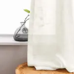 Ela Semi transparent Linen Curtains Soft Hood tag1