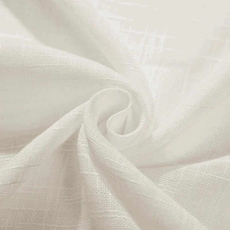 Ela - Semi-transparent Linen Curtains Soft Hood -  - #tag1#