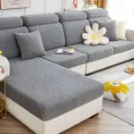 ElasticEase Sofa Cover stretchable Jacquard sofa cover tag1