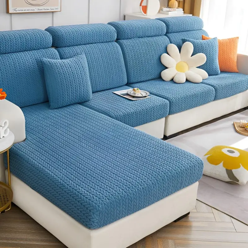ElasticEase Sofa Cover stretchable Jacquard sofa cover tag1