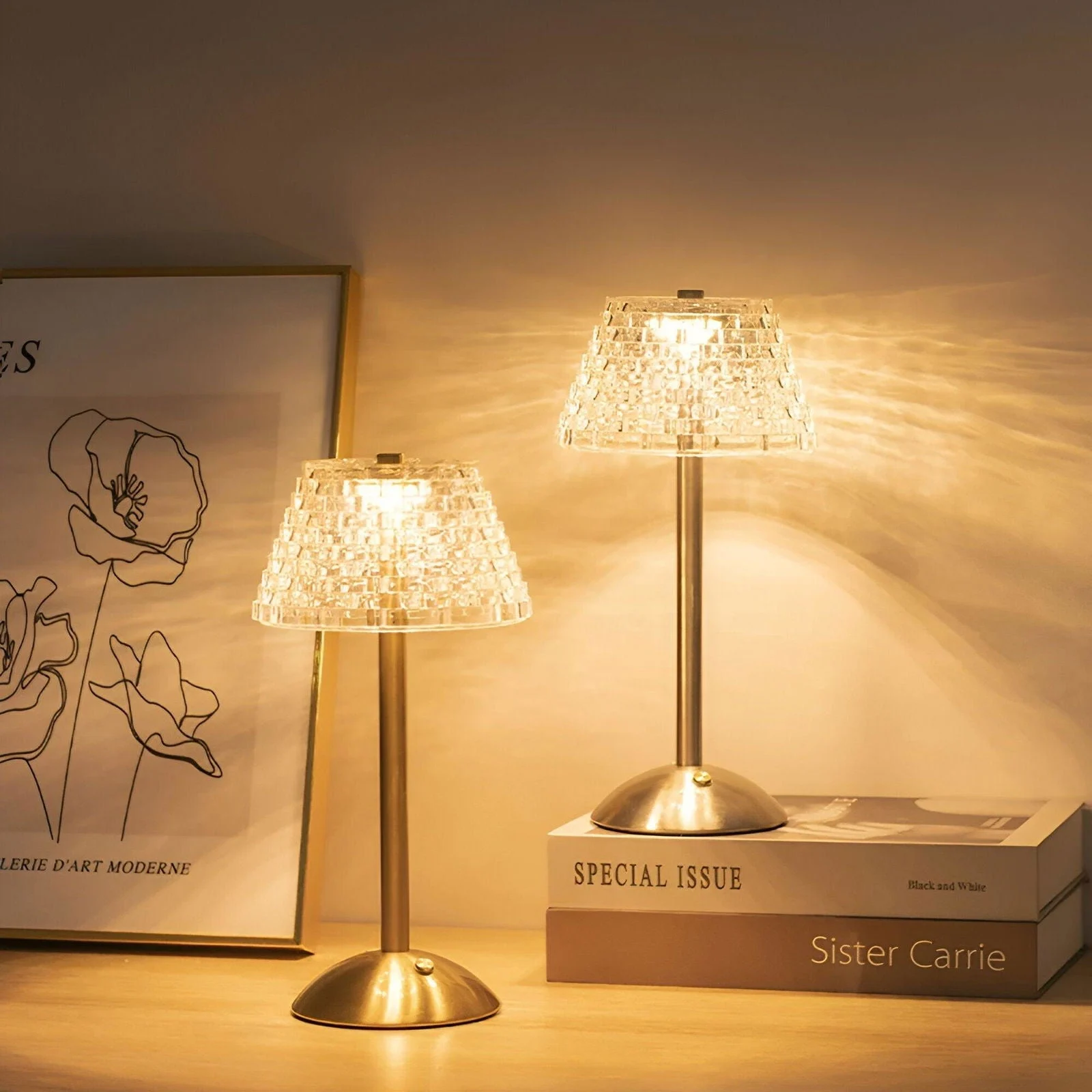 EleGlow - Vintage-Inspired Wireless Table Lamp -  - #tag1#