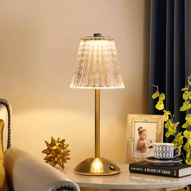 EleGlow Vintage Inspired Wireless Table Lamp tag1