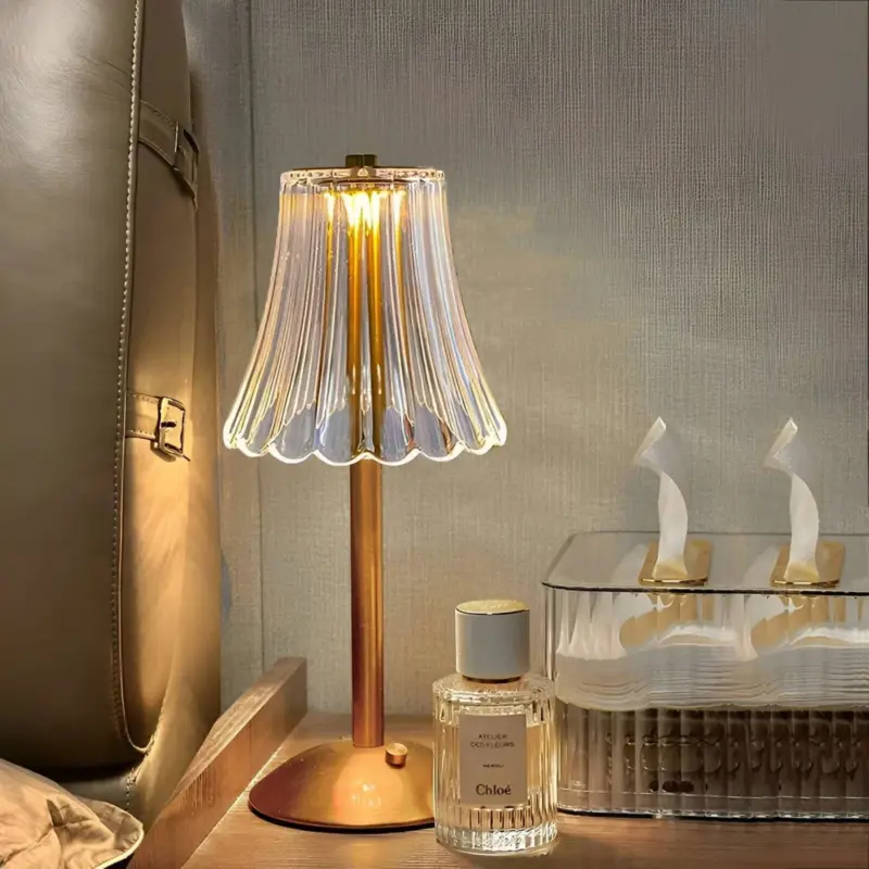 EleGlow Vintage Inspired Wireless Table Lamp tag1
