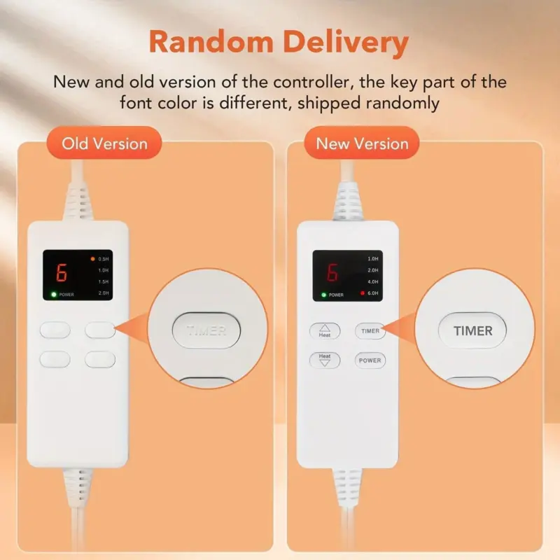 Electric Heating Pad Lumbar Heating Pad LED Display With 4 Timing Settings models tag1