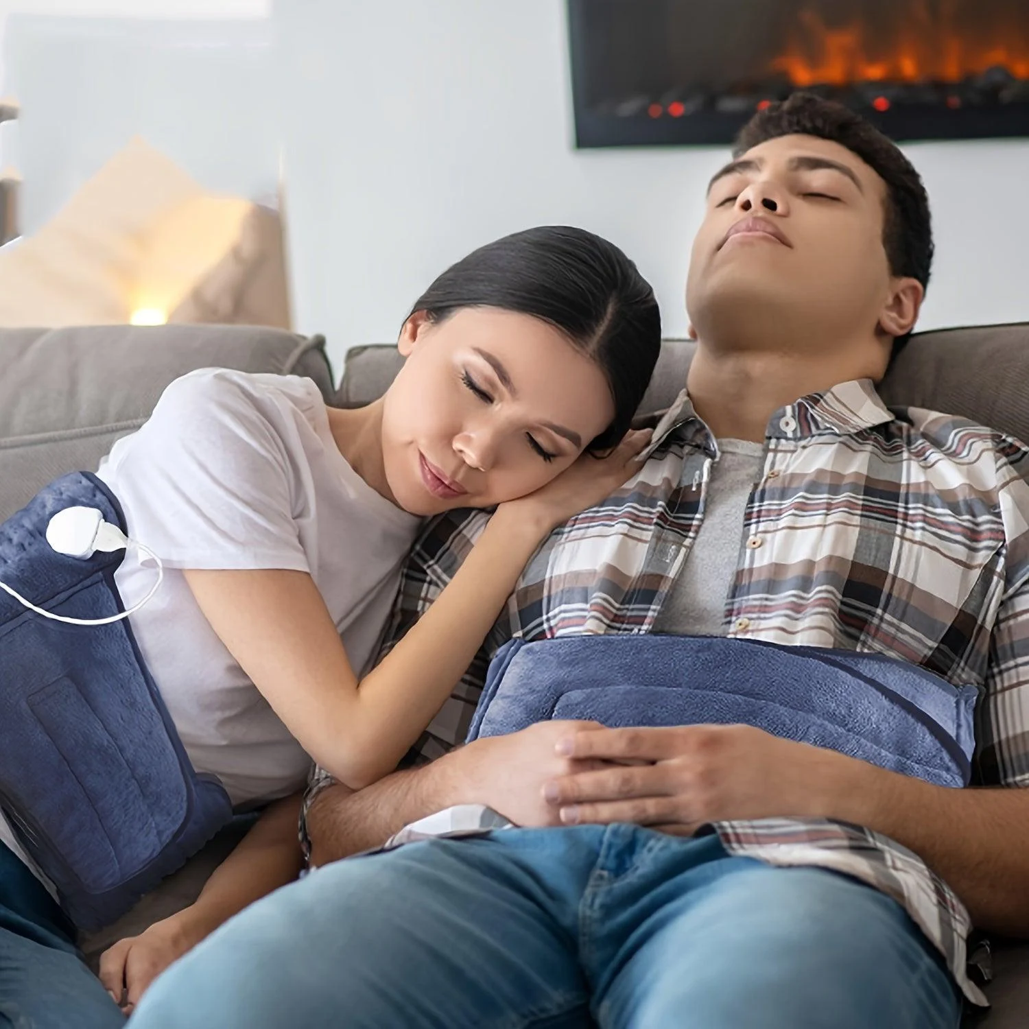Electric Heating Pad Lumbar Heating Pad LED Display With 4 Timing  Settings models -  - #tag1#