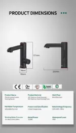 Electric Instant Heater Faucet Stainless Steel tag1