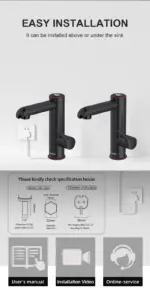 Electric Instant Heater Faucet Stainless Steel tag1