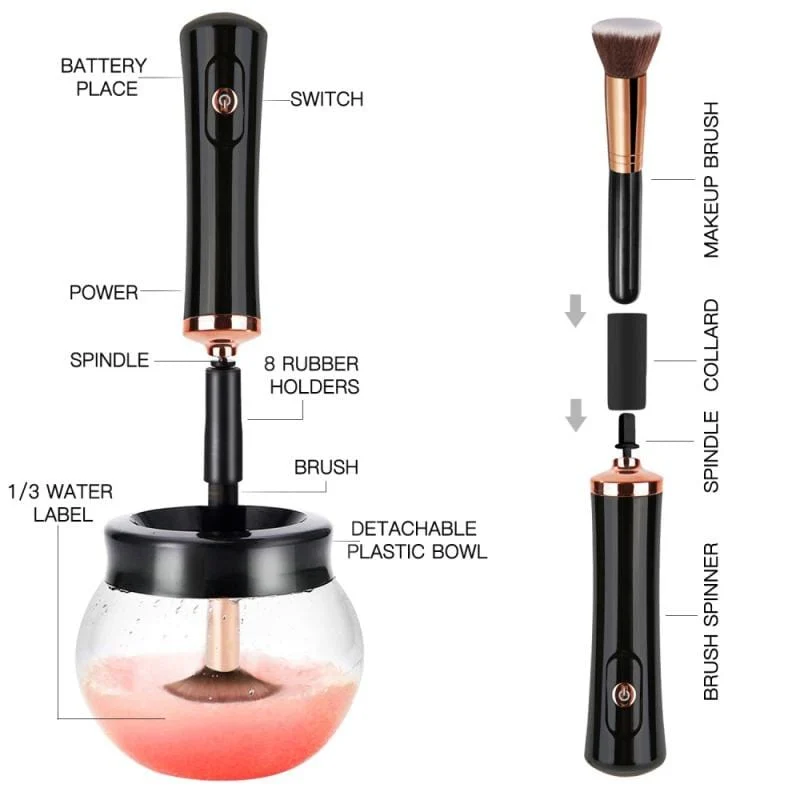 Electric Makeup Brush Cleaning Tool -  - #tag1#