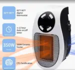 Electric Portable Space Fan Heater With Remote Control tag1