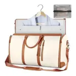 ElegaFold Elegant Leather Dress Organizer foldable Travel Bag tag1