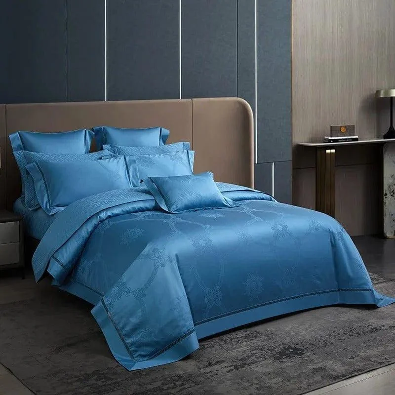 Elegance Blue – Duvet Cover Set made of Egyptian Cotton -  - #tag1#