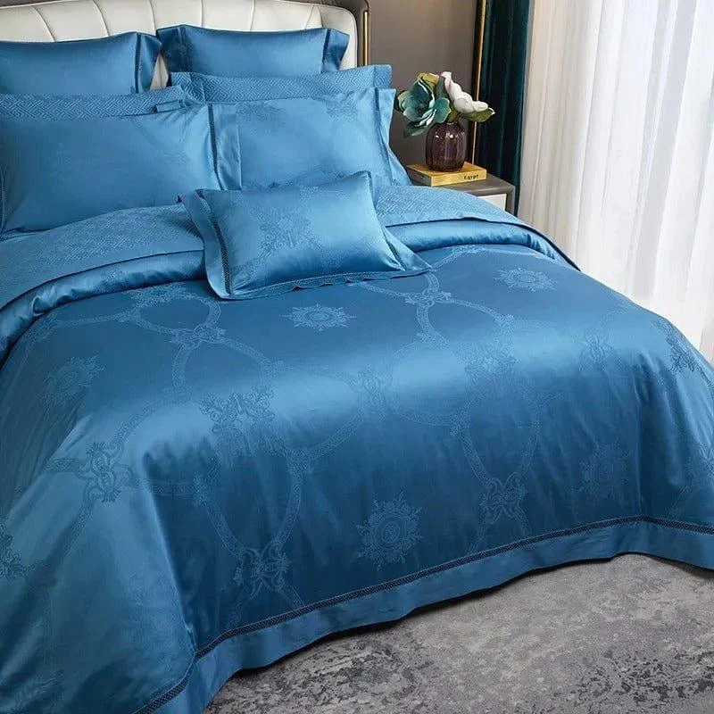 Elegance Blue – Duvet Cover Set made of Egyptian Cotton -  - #tag1#