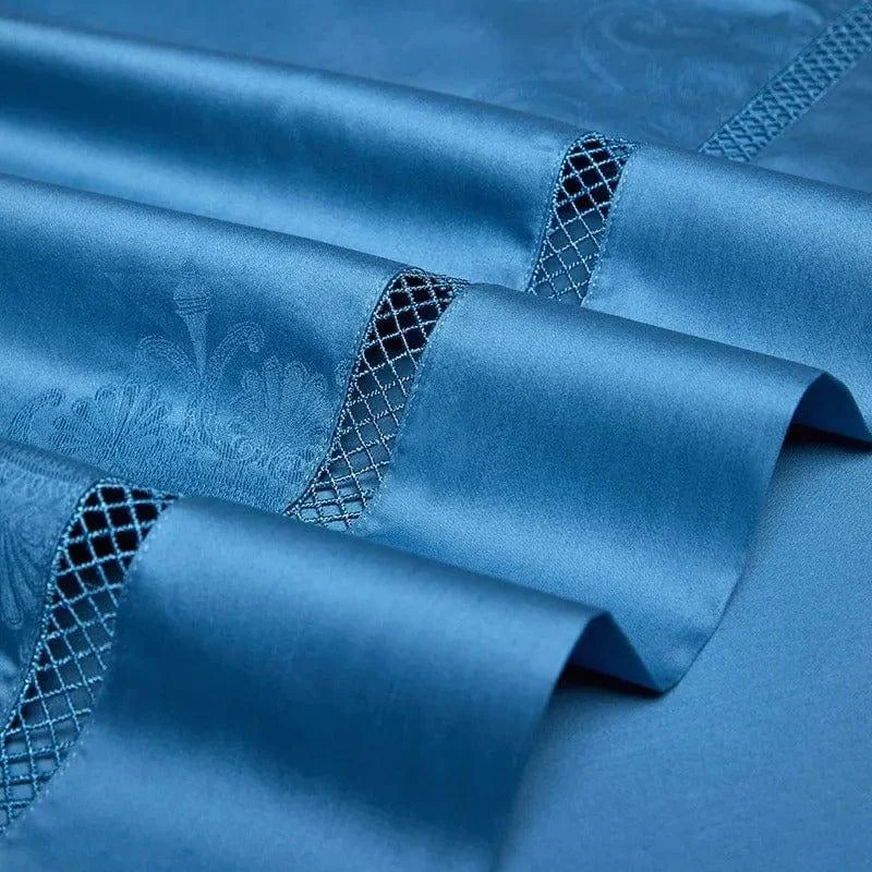 Elegance Blue – Duvet Cover Set made of Egyptian Cotton -  - #tag1#