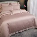 Elegance Blush Duvet cover set made of Egyptian Cotton tag1