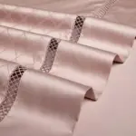 Elegance Blush Duvet cover set made of Egyptian Cotton tag1