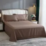 Elegance Brown Duvet cover set made of Egyptian Cotton tag1