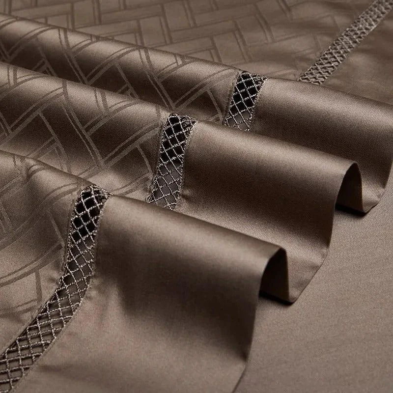 Elegance Brown – Duvet cover set made of Egyptian Cotton -  - #tag1#