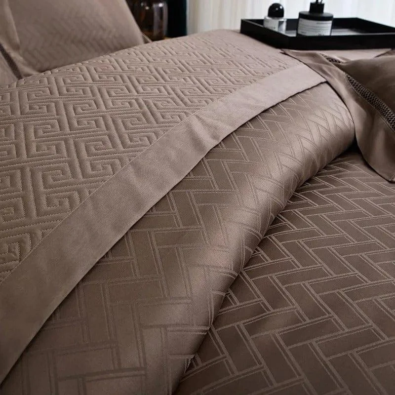 Elegance Brown – Duvet cover set made of Egyptian Cotton -  - #tag1#