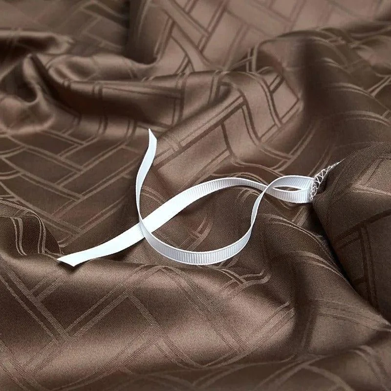 Elegance Brown – Duvet cover set made of Egyptian Cotton -  - #tag1#
