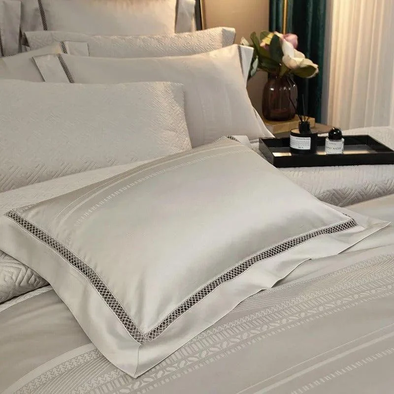Elegance Champagne – Duvet Cover Set made of Egyptian Cotton -  - #tag1#
