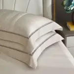 Elegance Champagne Duvet Cover Set made of Egyptian Cotton tag1