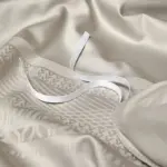 Elegance Champagne Duvet Cover Set made of Egyptian Cotton tag1