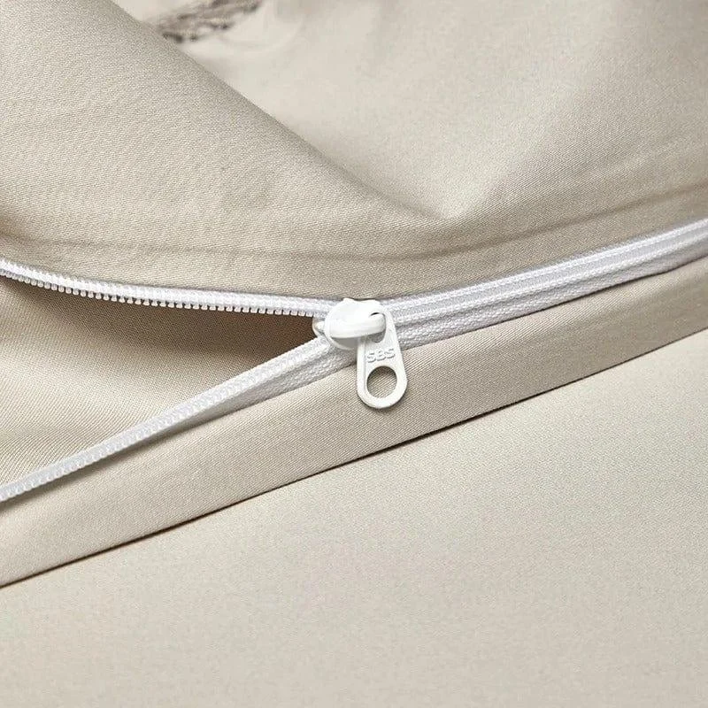 Elegance Champagne – Duvet Cover Set made of Egyptian Cotton -  - #tag1#