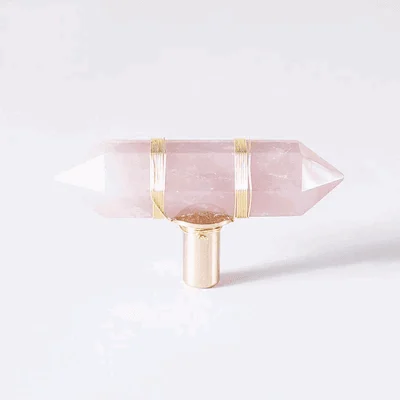 Elegance Crystal Brass Cabinet Knob -  - #tag1#