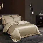 Elegance Gold Duvet cover set made of Egyptian Cotton tag1