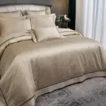 Elegance Gold Duvet cover set made of Egyptian Cotton tag1