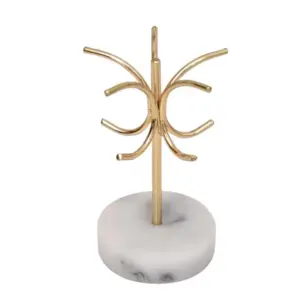 Elegance Golden Jewelry Storage