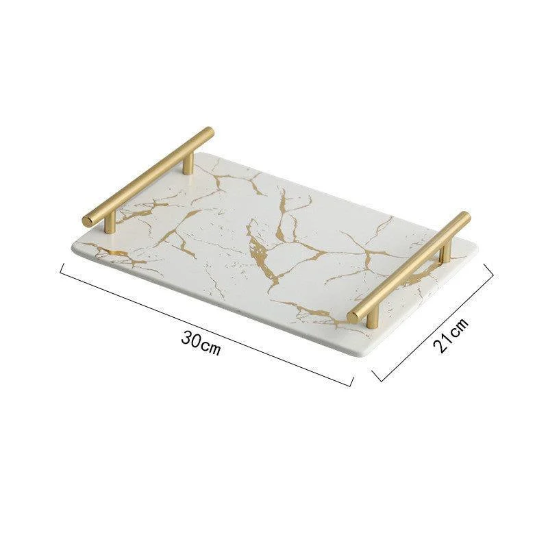 Elegance Marble Ceramic Tray -  - #tag1#